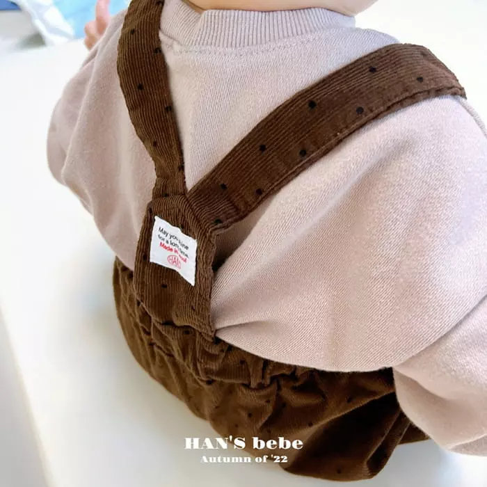 Han's - Korean Baby Fashion - #babywear - Popo Dungarees Bloomer - 8
