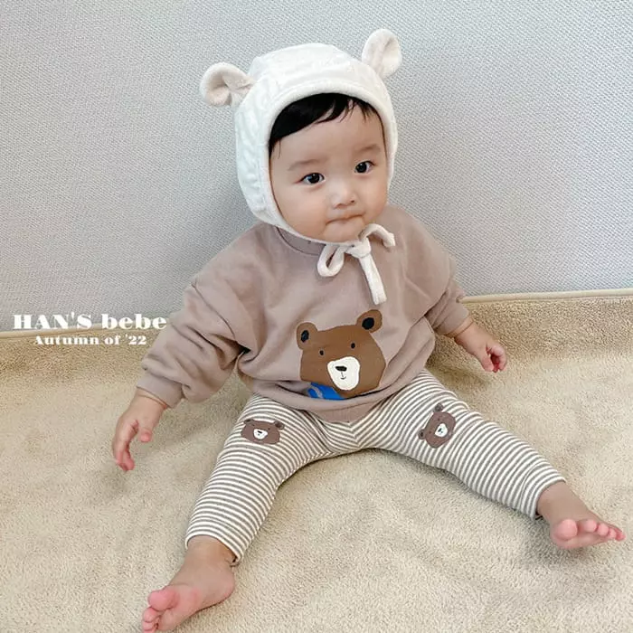 Han's - Korean Baby Fashion - #babywear - Bear Leggings - 6