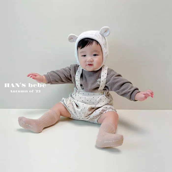 Han's - Korean Baby Fashion - #onlinebabyboutique - Popo Dungarees Bloomer - 9