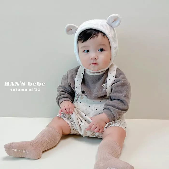Han's - Korean Baby Fashion - #onlinebabyshop - Popo Dungarees Bloomer - 10