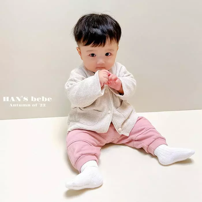 Han's - Korean Baby Fashion - #onlinebabyshop - Waffle Cardigan - 11