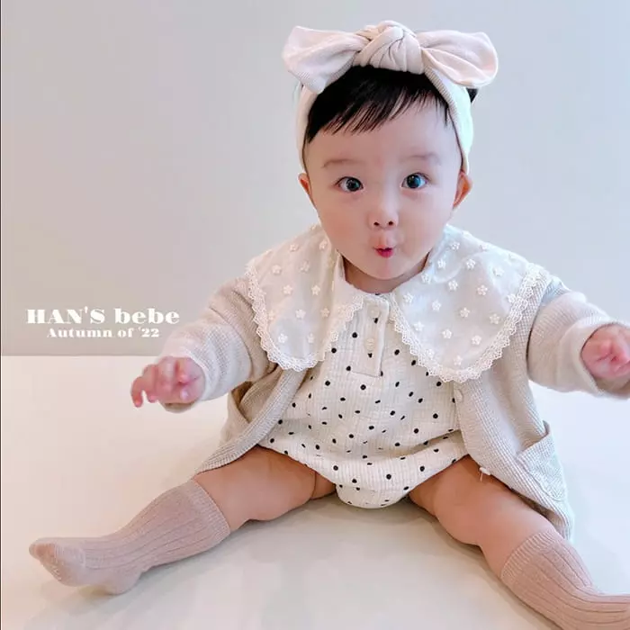 Han's - Korean Baby Fashion - #smilingbaby - Emma Dot Bodysuit
