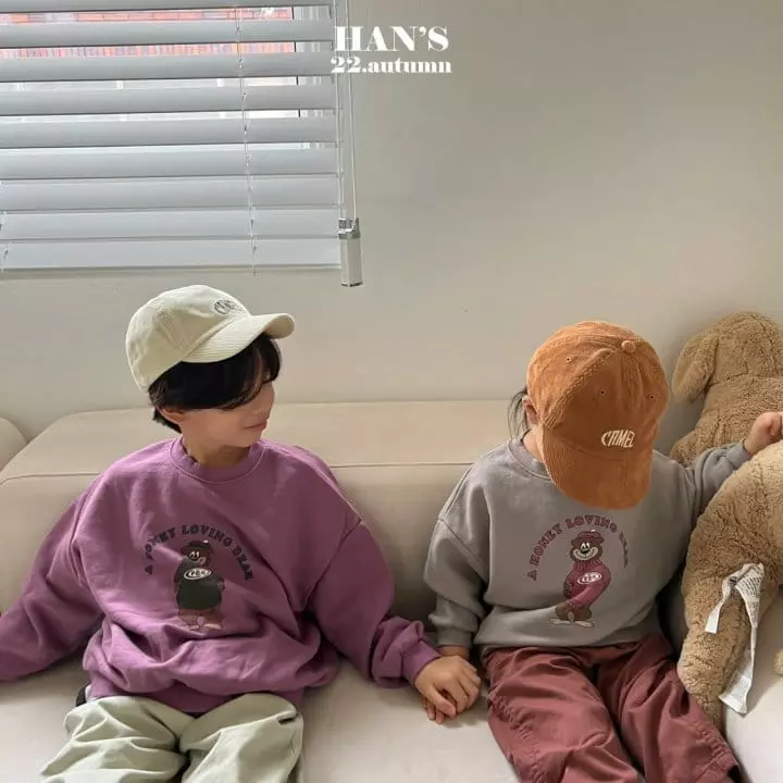 Han's - Korean Children Fashion - #Kfashion4kids - Honey Bear Sweatshirt - 2