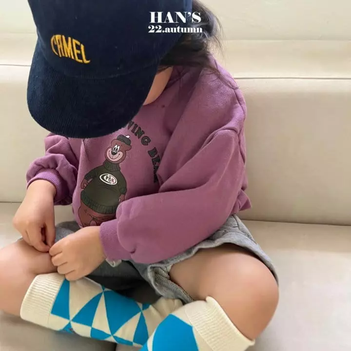 Han's - Korean Children Fashion - #designkidswear - Honey Bear Sweatshirt - 12