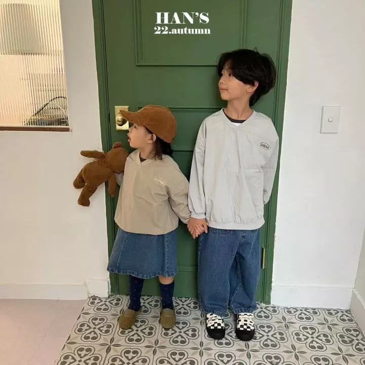 Han's - Korean Children Fashion - #discoveringself - V Windbreaker Sweatshirt - 12
