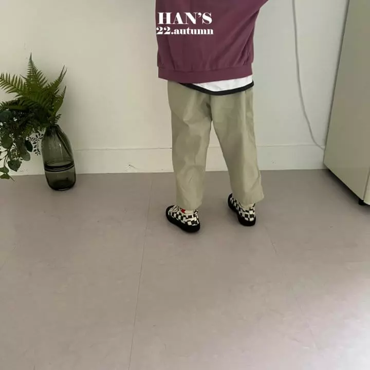 Han's - Korean Children Fashion - #kidsstore - Stitch Pocket Pants - 8