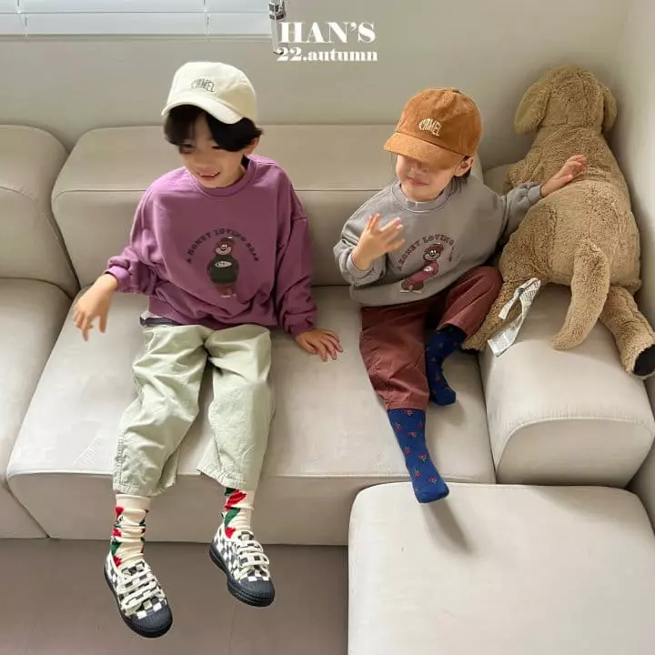 Han's - Korean Children Fashion - #minifashionista - Honey Bear Sweatshirt - 5
