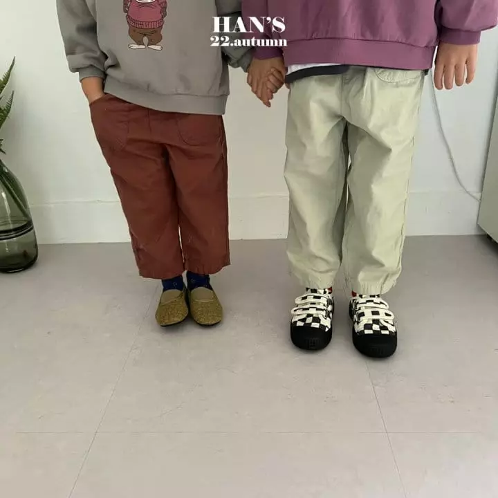 Han's - Korean Children Fashion - #stylishchildhood - Stitch Pocket Pants