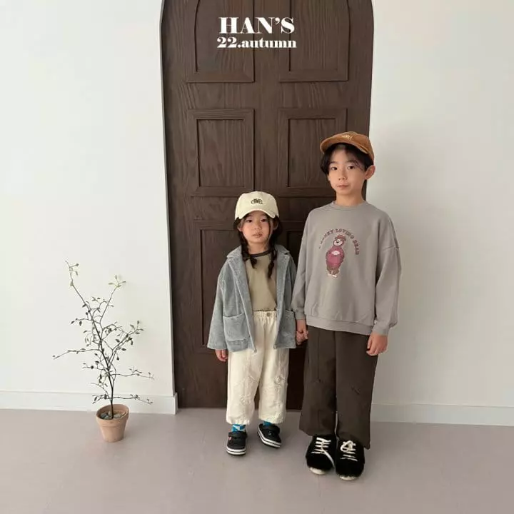 Han's - Korean Children Fashion - #stylishchildhood - Honey Bear Sweatshirt - 9