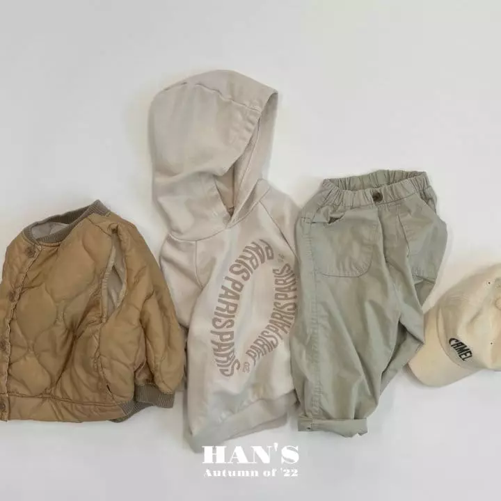 Han's - Korean Children Fashion - #toddlerclothing - Paris Hoody - 12