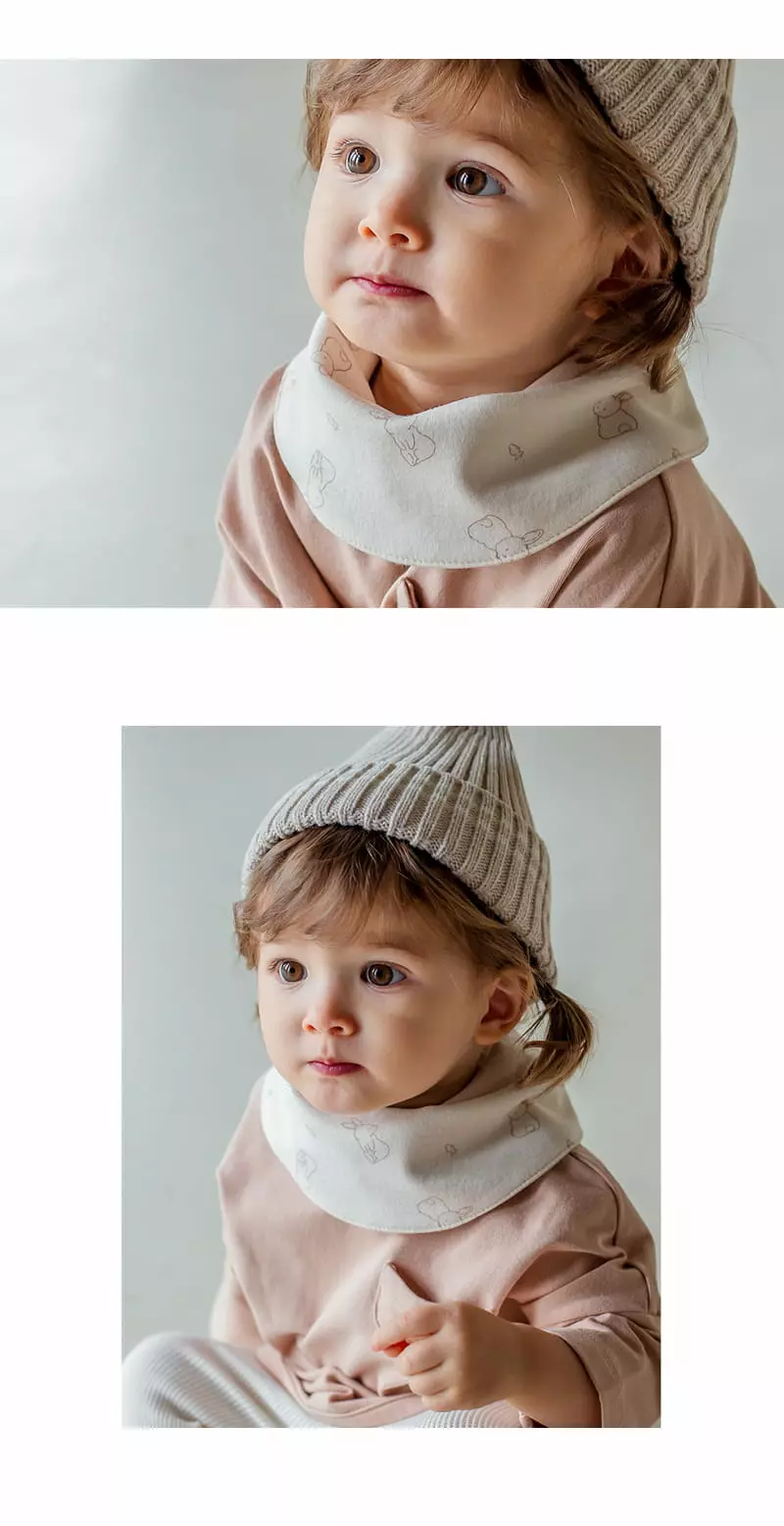 Happy Prince - Korean Baby Fashion - #babyboutique - Rabbit Carrot Reversible Banana Bib - 6