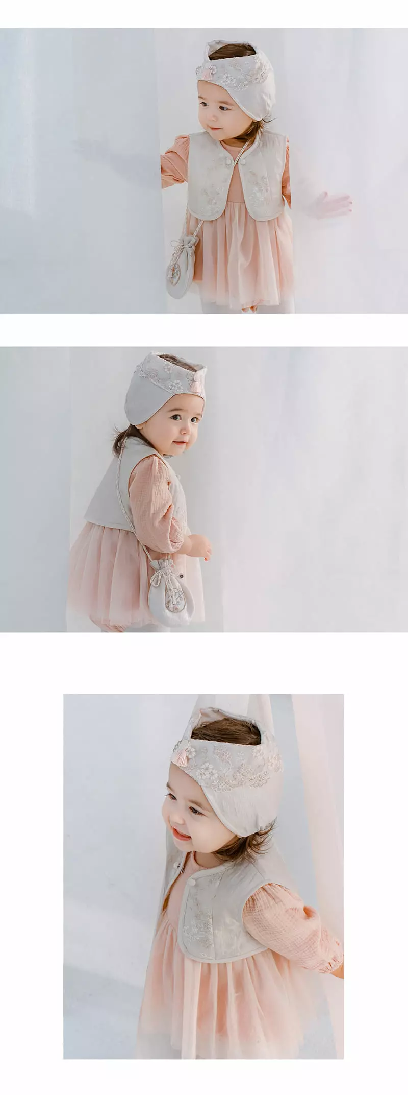Happy Prince - Korean Baby Fashion - #babyboutique - Happy Prince Whole Hanbok Set Girl - 5