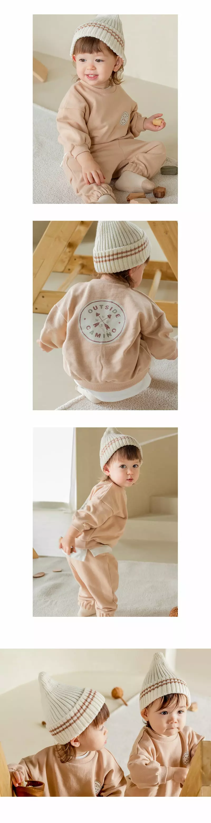 Happy Prince - Korean Baby Fashion - #babyboutique - Lun Three Piece Baby Set - 7