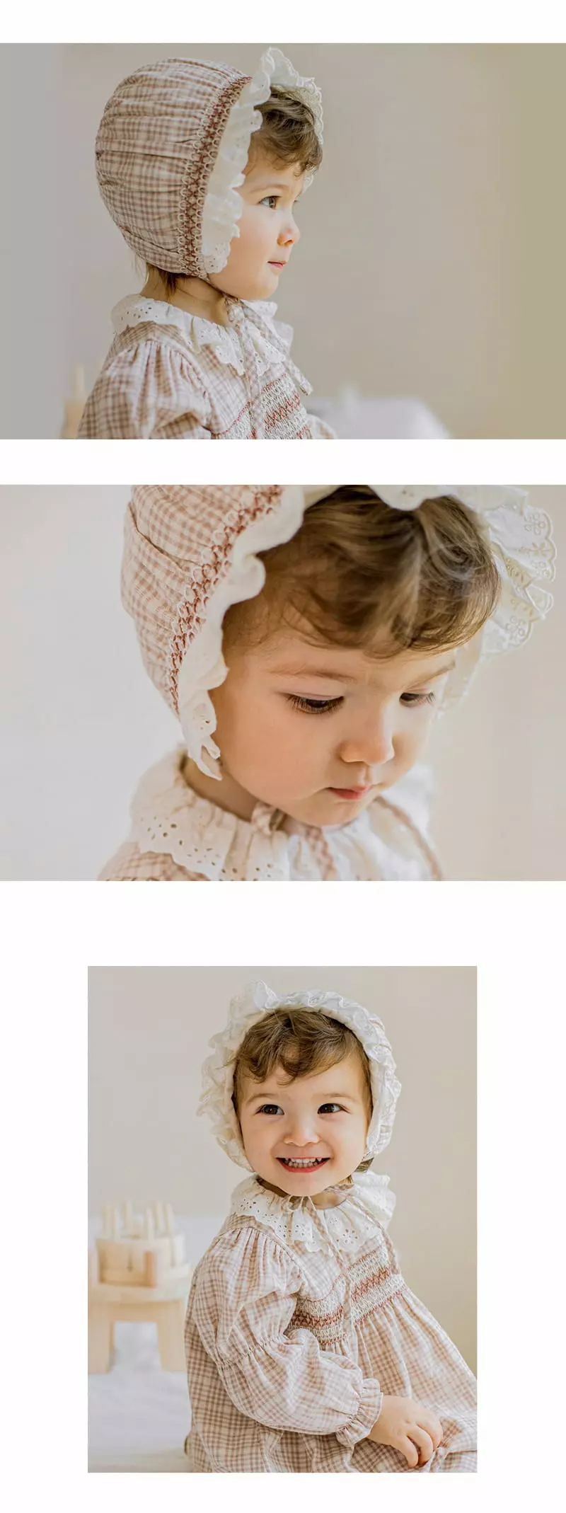 Happy Prince - Korean Baby Fashion - #babyboutiqueclothing - Madelin Baby Bonnet - 3