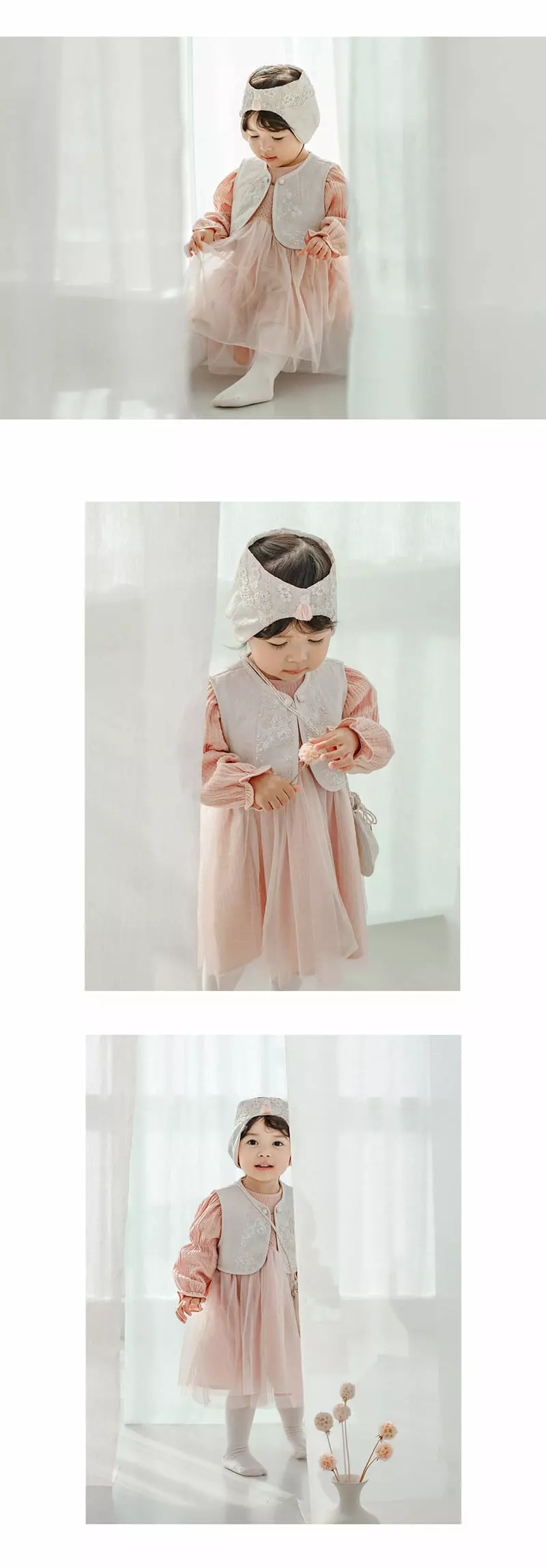 Happy Prince - Korean Baby Fashion - #babyboutiqueclothing - Happy Prince Whole Hanbok One-piece Set Girl - 5