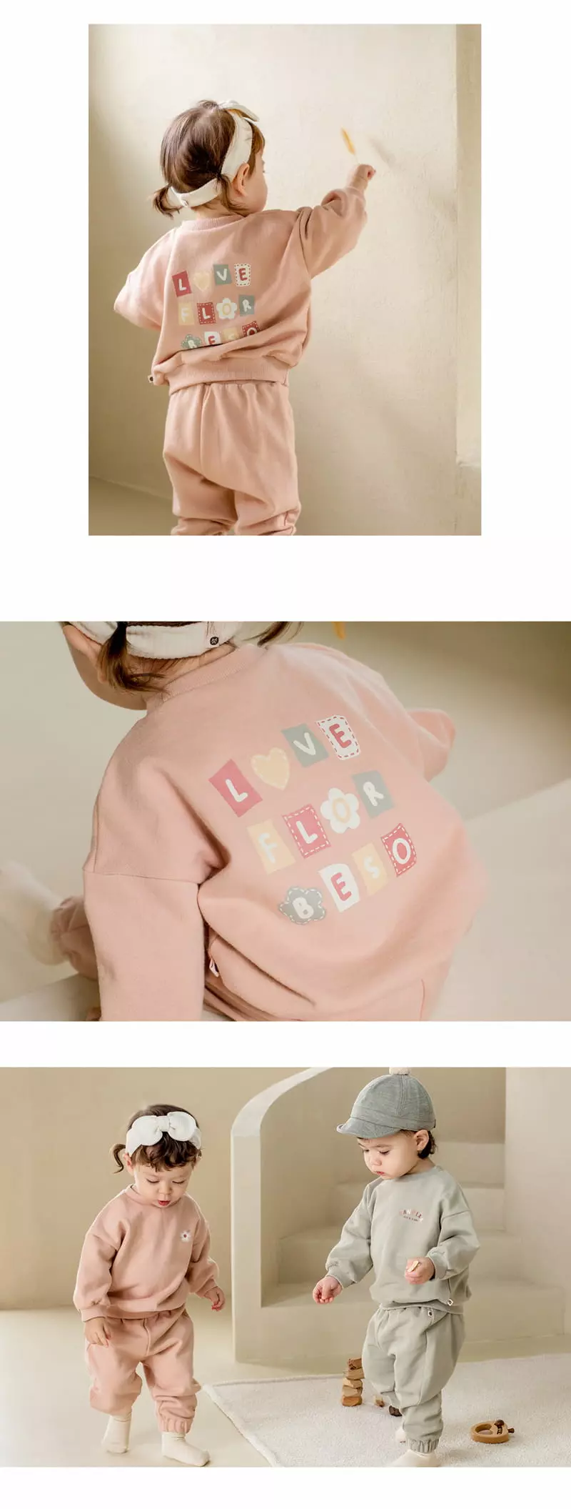 Happy Prince - Korean Baby Fashion - #babyboutique - Ariel Baby Top Bottom Set - 4