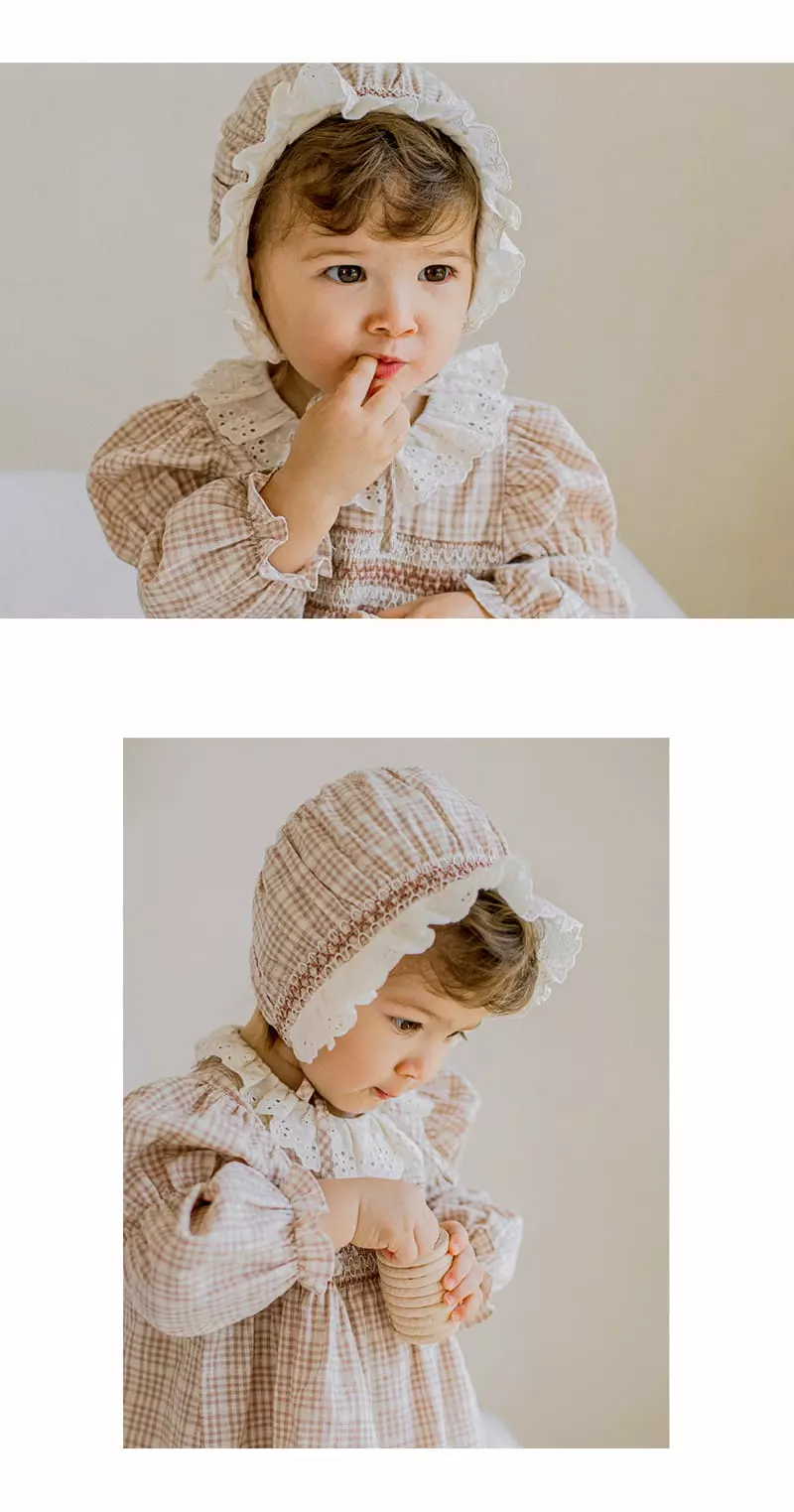 Happy Prince - Korean Baby Fashion - #babyboutiqueclothing - Madelin Baby Bonnet - 4