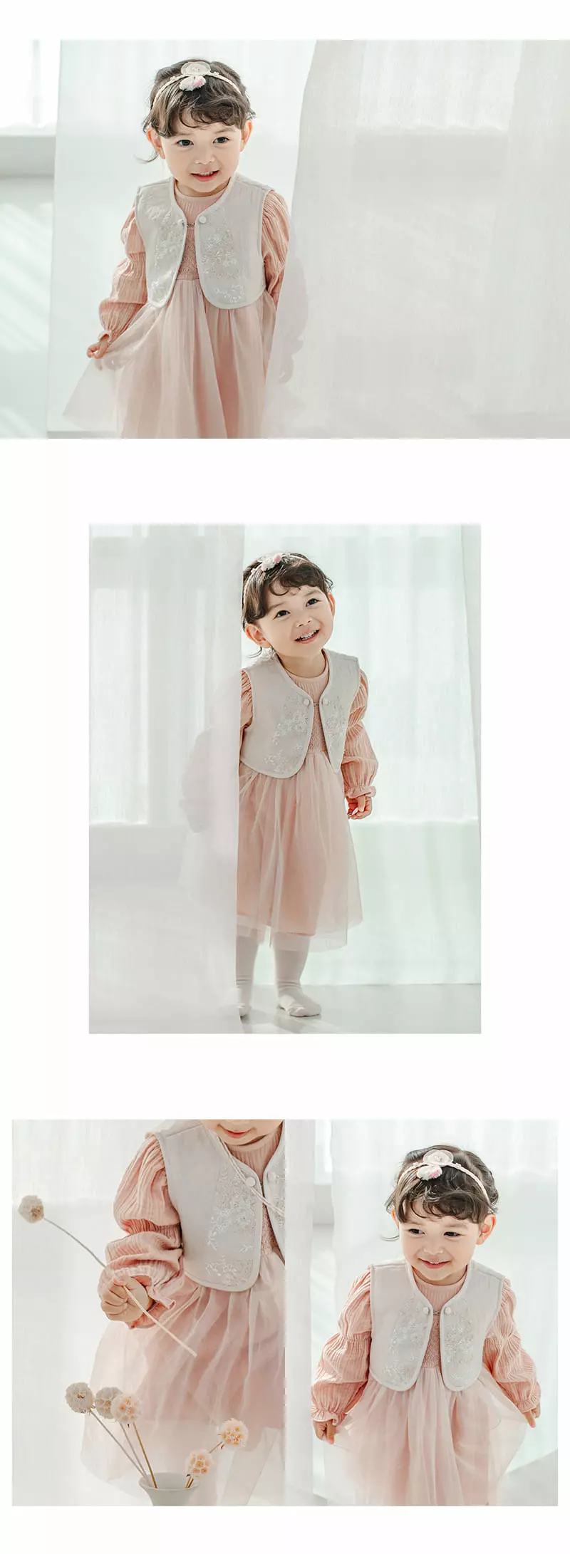 Happy Prince - Korean Baby Fashion - #babyclothing - Happy Prince Whole Hanbok One-piece Set Girl - 6