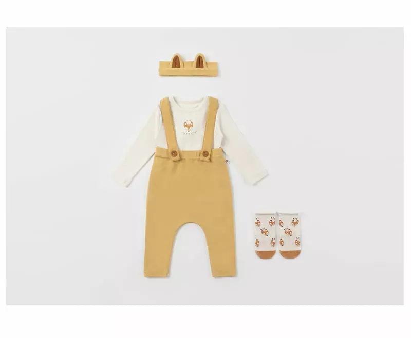 Happy Prince - Korean Baby Fashion - #babyclothing - Soro Leggings Top Bottom Set - 4