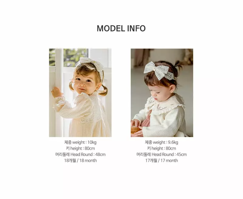 Happy Prince - Korean Baby Fashion - #babyfashion - Live Lace Hairband [set of 5] - 10