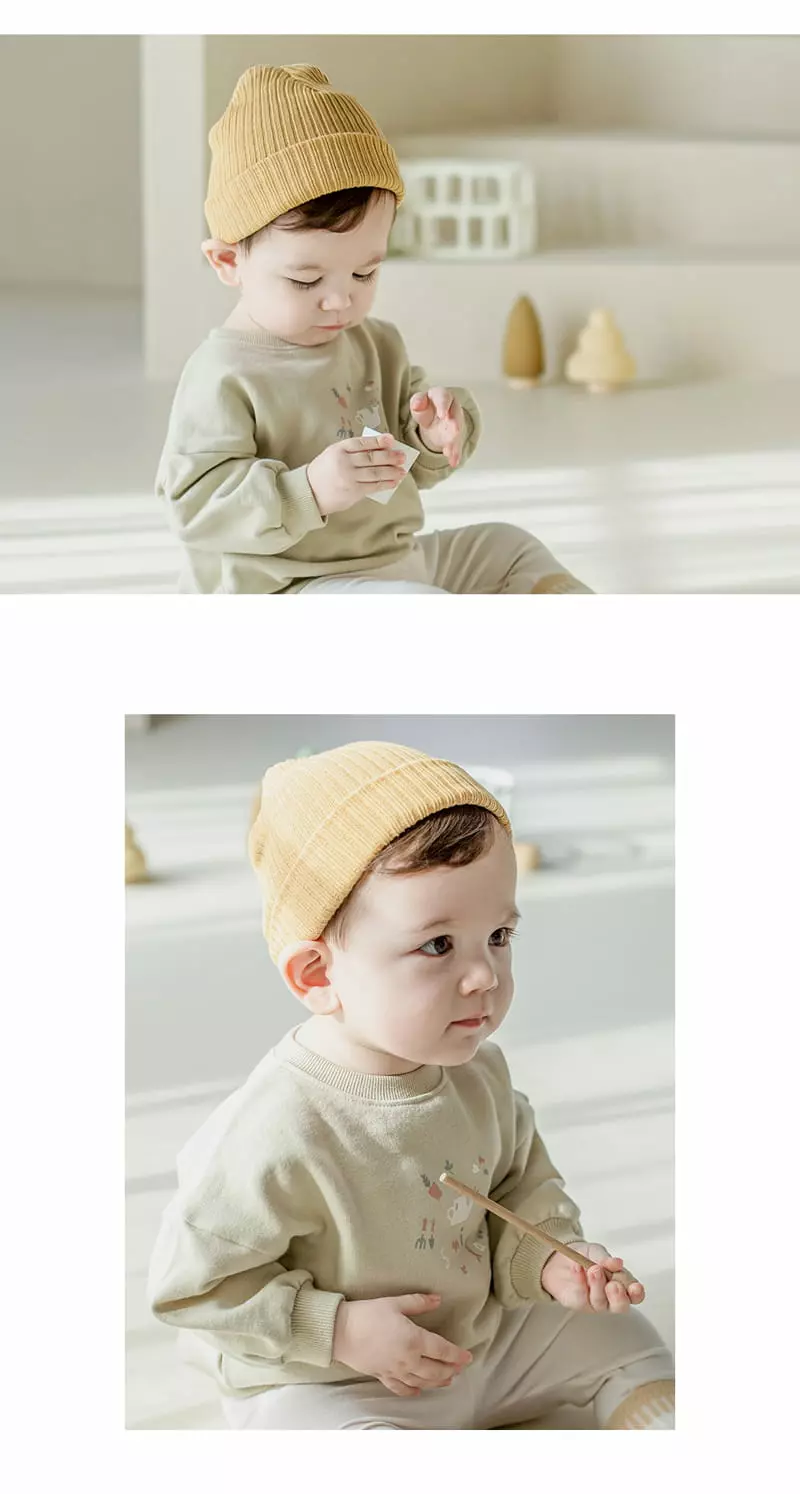 Happy Prince - Korean Baby Fashion - #babyfever - Stylr Rib Beanie - 6
