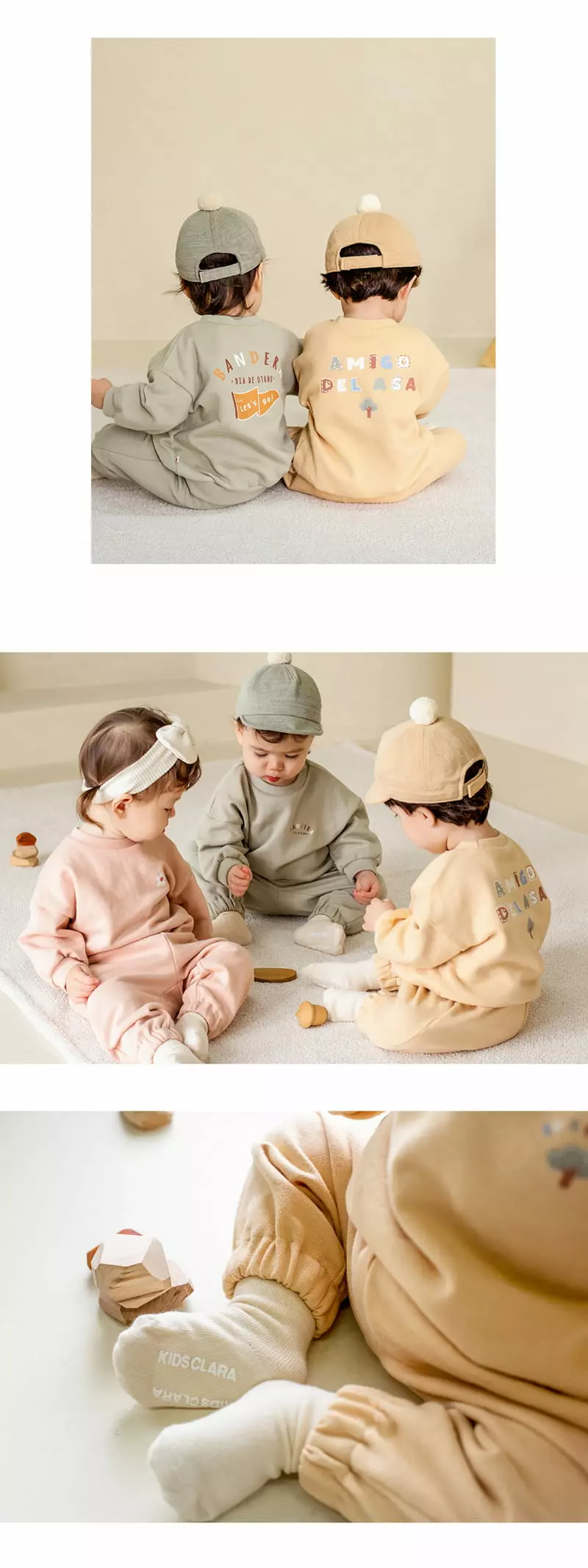 Happy Prince - Korean Baby Fashion - #babyfashion - Bael Baby Set - 4