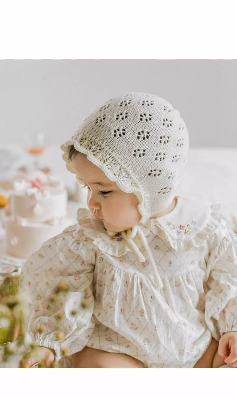 Happy Prince - Korean Baby Fashion - #babylifestyle - Live Knit Bonnet