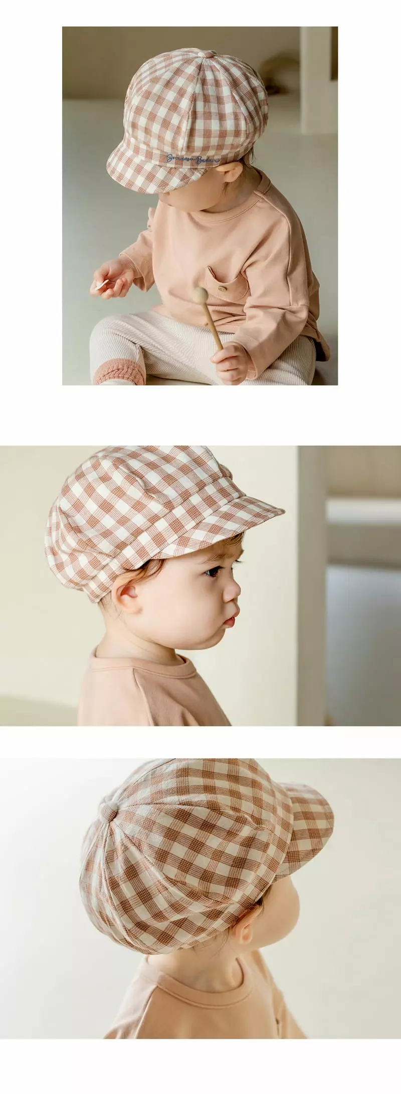 Happy Prince - Korean Baby Fashion - #babylifestyle - Brang Baby News Boy Cap - 6