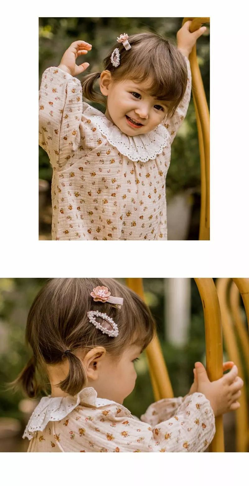 Happy Prince - Korean Baby Fashion - #babyoninstagram - Pen Hairpin Set [set of 5] - 5