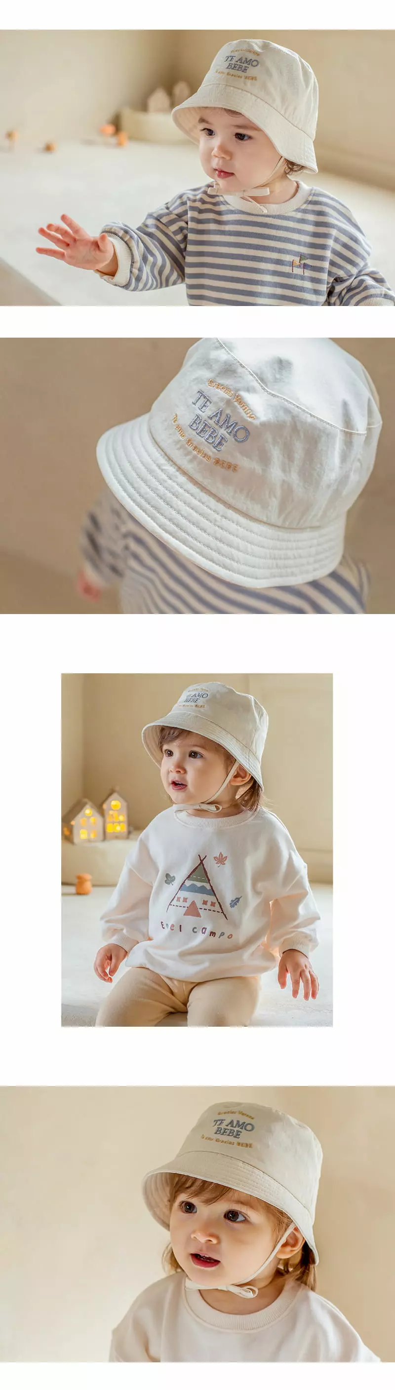 Happy Prince - Korean Baby Fashion - #babyoninstagram - Dayday Bucket Hat - 3