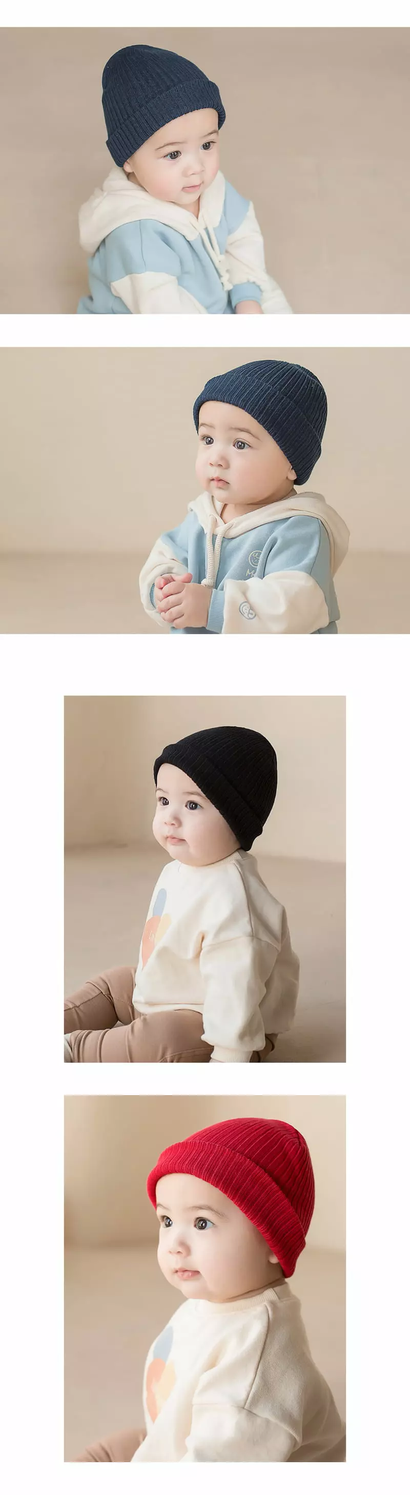 Happy Prince - Korean Baby Fashion - #babyoninstagram - Stylr Rib Beanie - 9