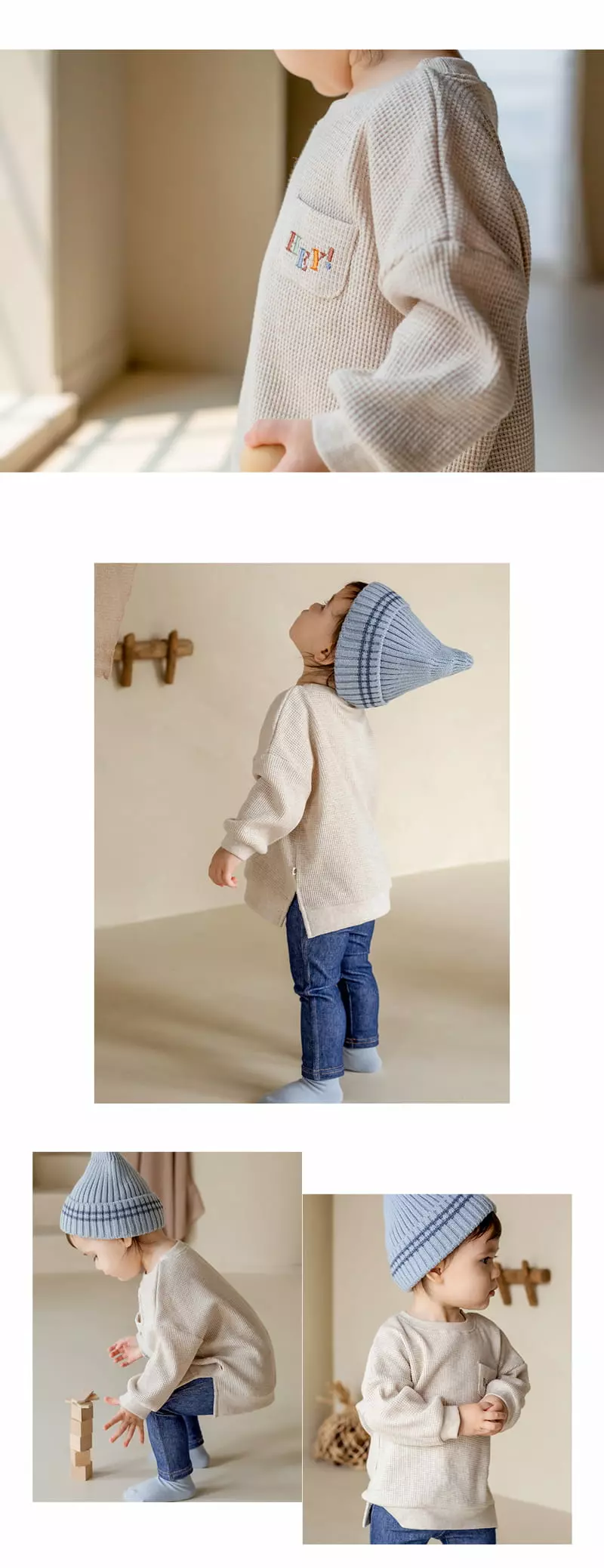 Happy Prince - Korean Baby Fashion - #babylifestyle - Timosi Baby Swaetshirt - 4