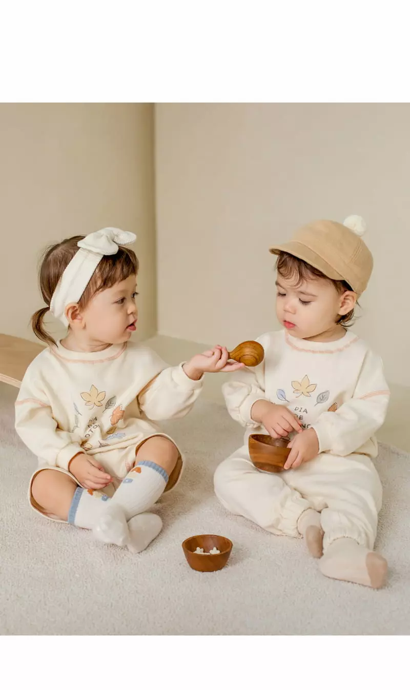 Happy Prince - Korean Baby Fashion - #babyootd - Kine Three Piece Set
