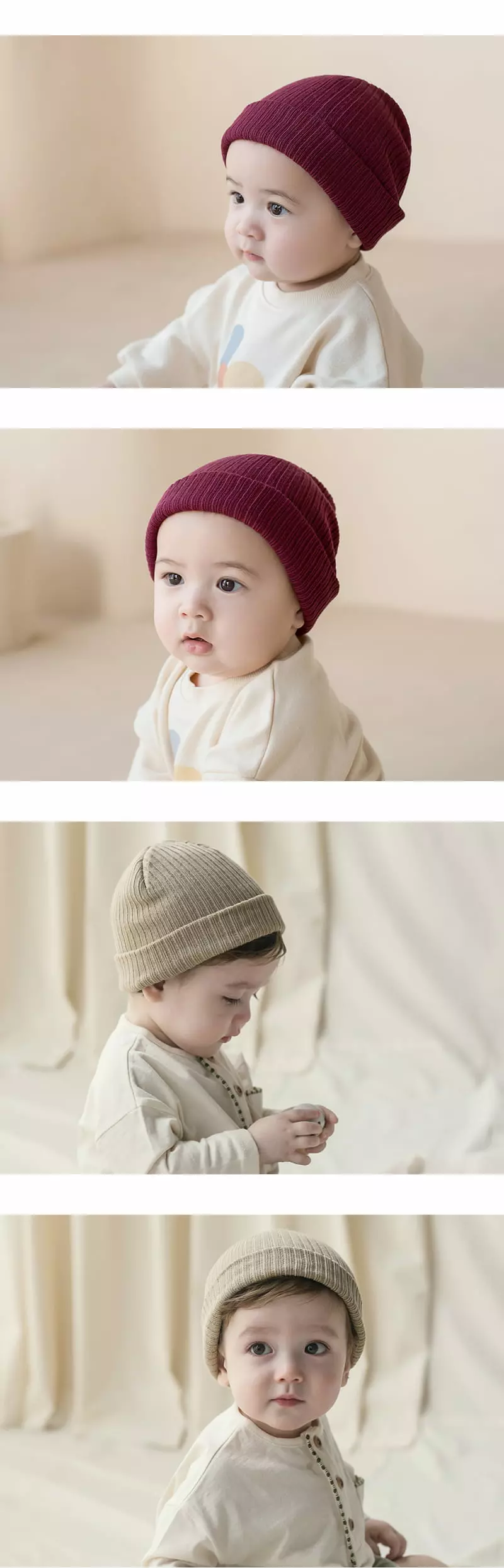 Happy Prince - Korean Baby Fashion - #babyootd - Stylr Rib Beanie - 10