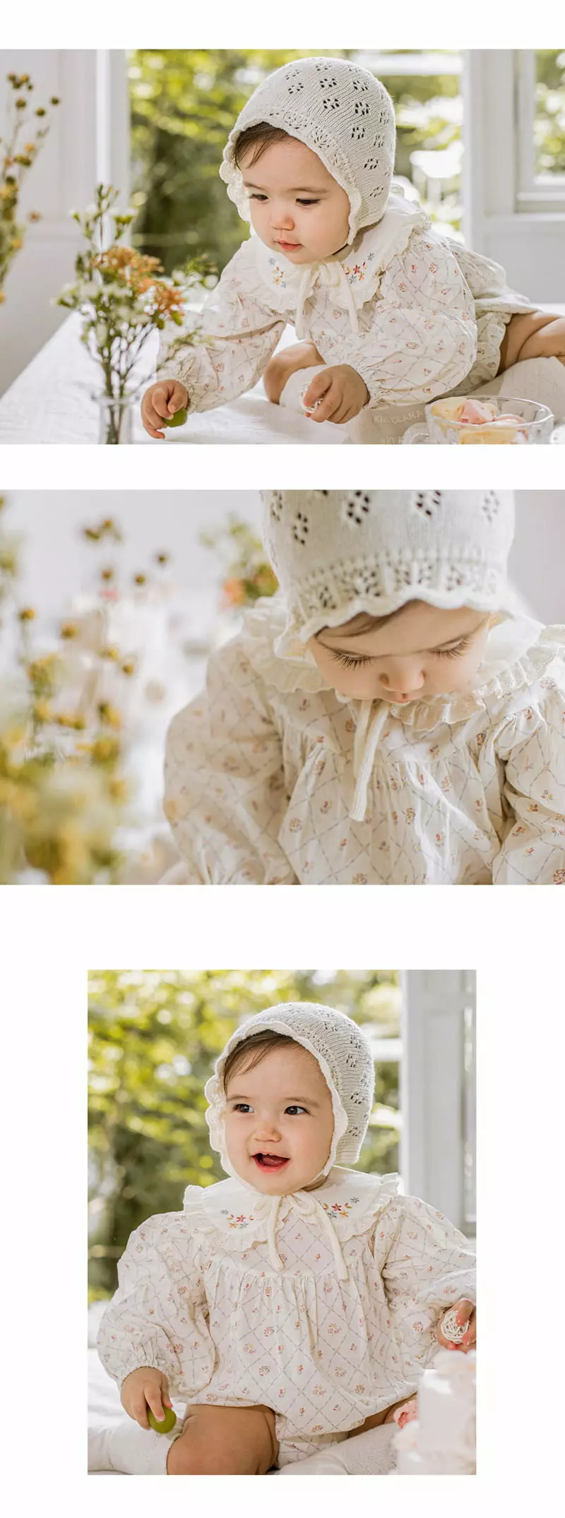 Happy Prince - Korean Baby Fashion - #babyootd - Live Knit Bonnet - 3