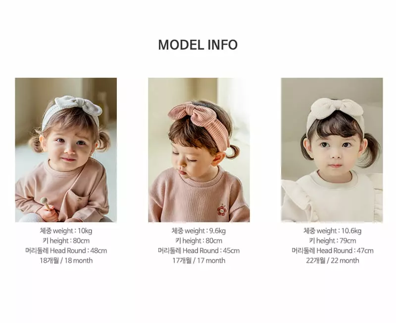 Happy Prince - Korean Baby Fashion - #babyootd - Days  Hairband [set of 5] - 12