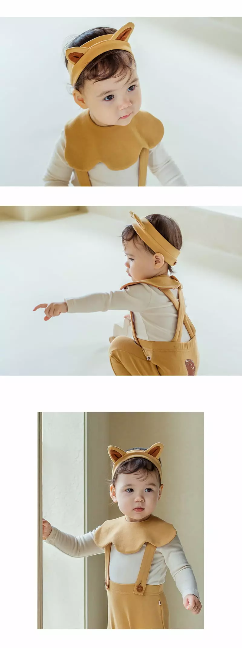 Happy Prince - Korean Baby Fashion - #babyootd - Ssoro Bin Hairband Set [set of 5] - 3