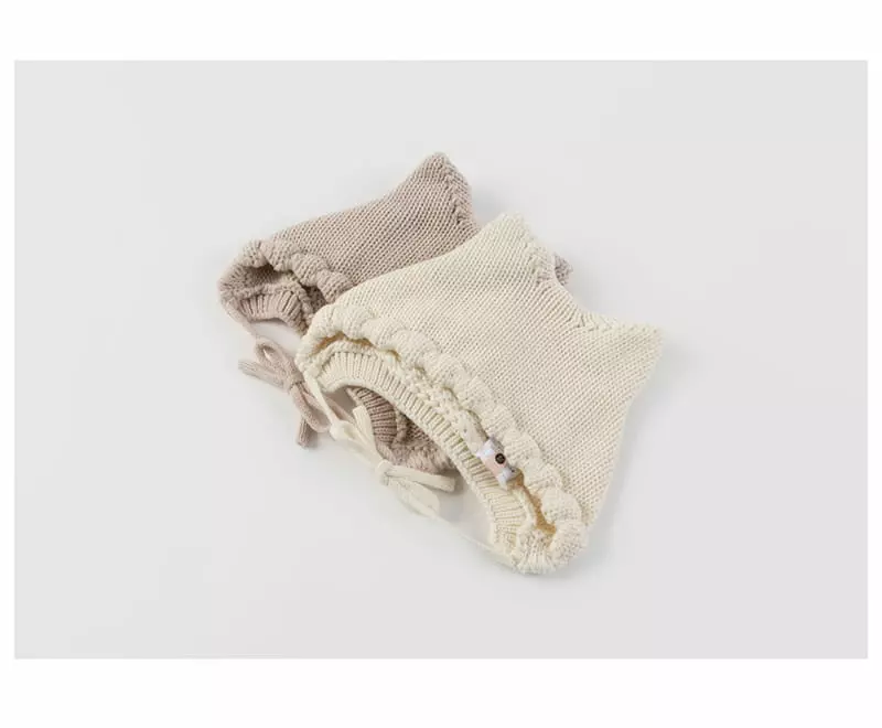 Happy Prince - Korean Baby Fashion - #babyootd - Pla Kmit Bonnet - 5