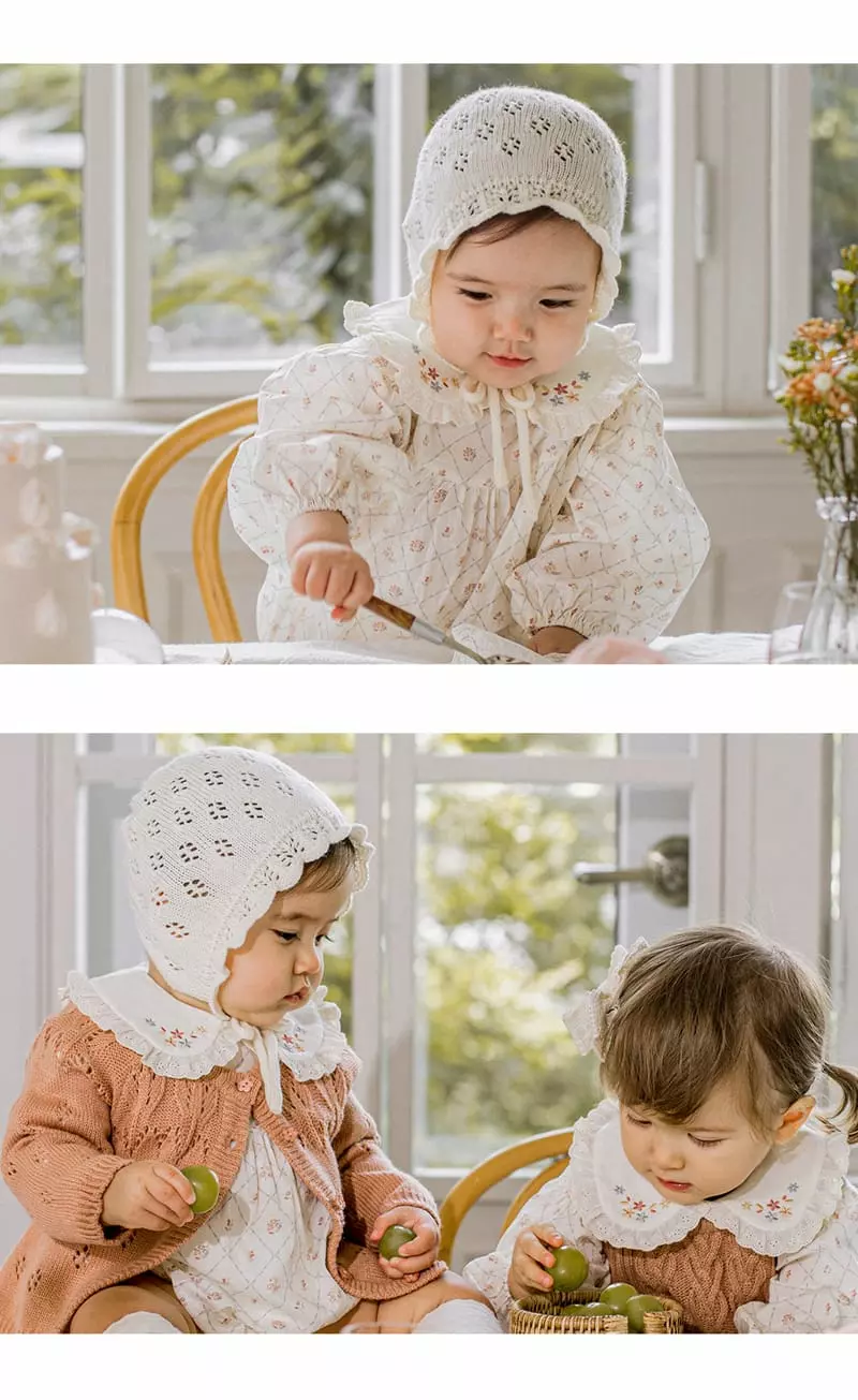 Happy Prince - Korean Baby Fashion - #babyootd - Live Knit Bonnet - 4