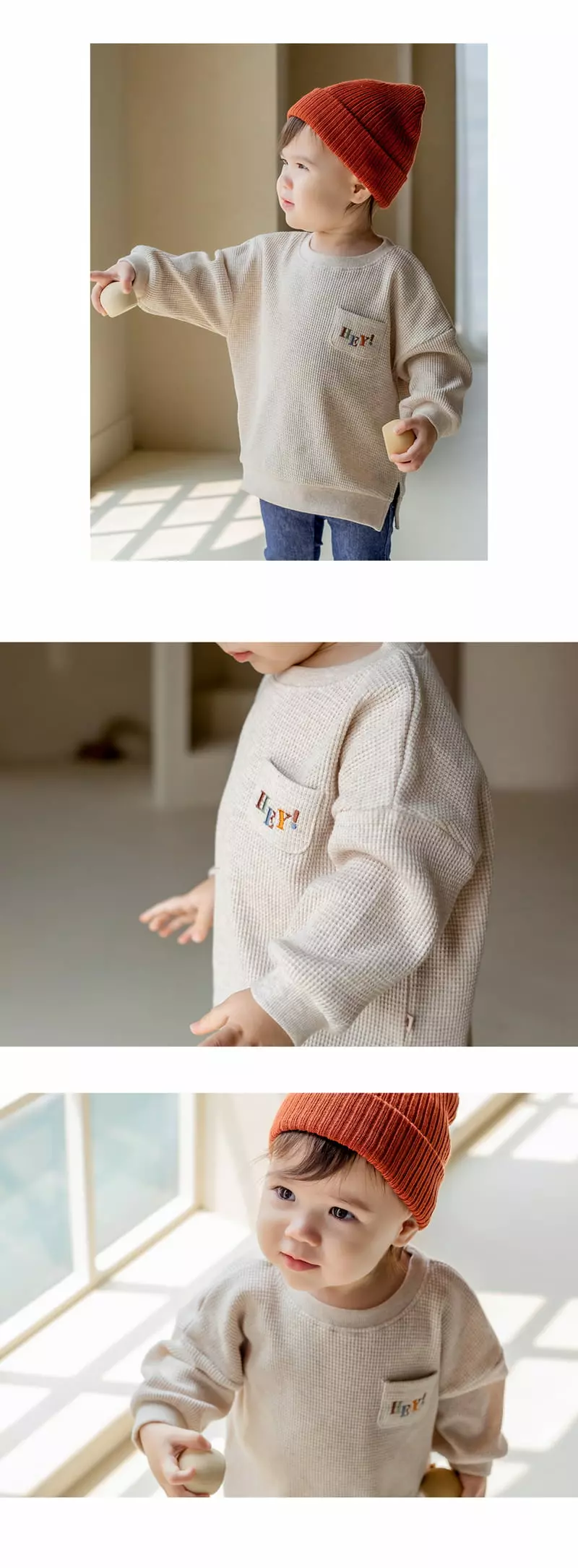 Happy Prince - Korean Baby Fashion - #babyoutfit - Timosi Baby Swaetshirt - 6