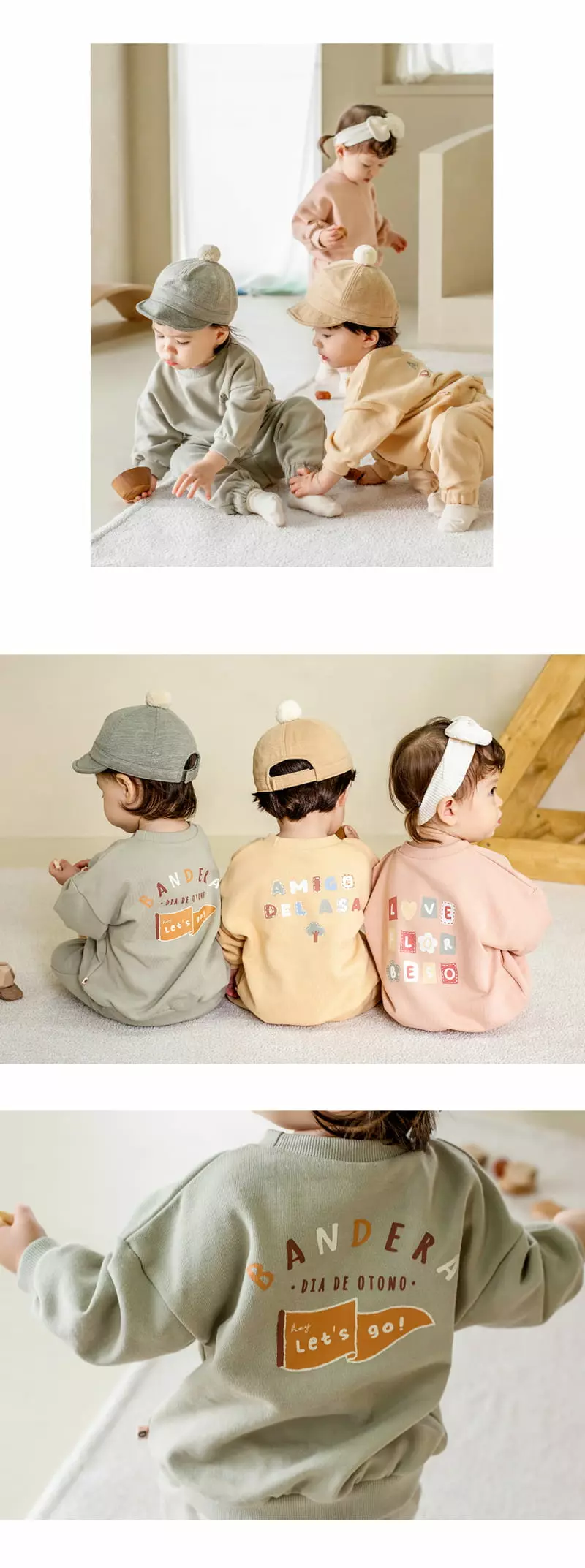 Happy Prince - Korean Baby Fashion - #babywear - Cael Baby Top Bottom Set - 3