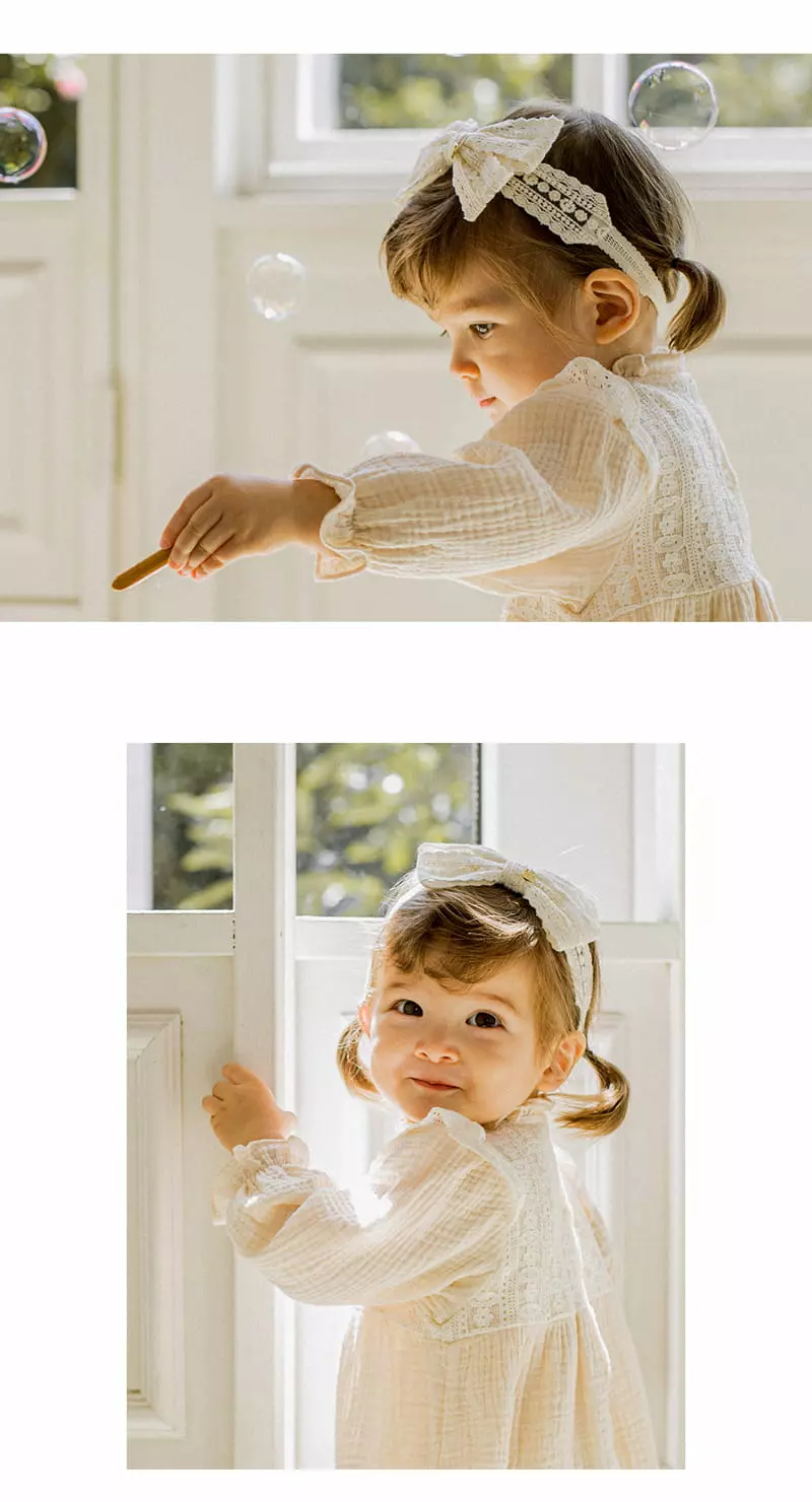 Happy Prince - Korean Baby Fashion - #babywear - Live Lace Hairband [set of 5] - 3