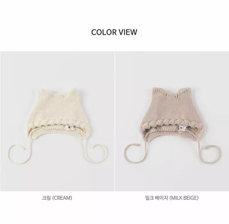 Happy Prince - Korean Baby Fashion - #babywear - Pla Kmit Bonnet - 8