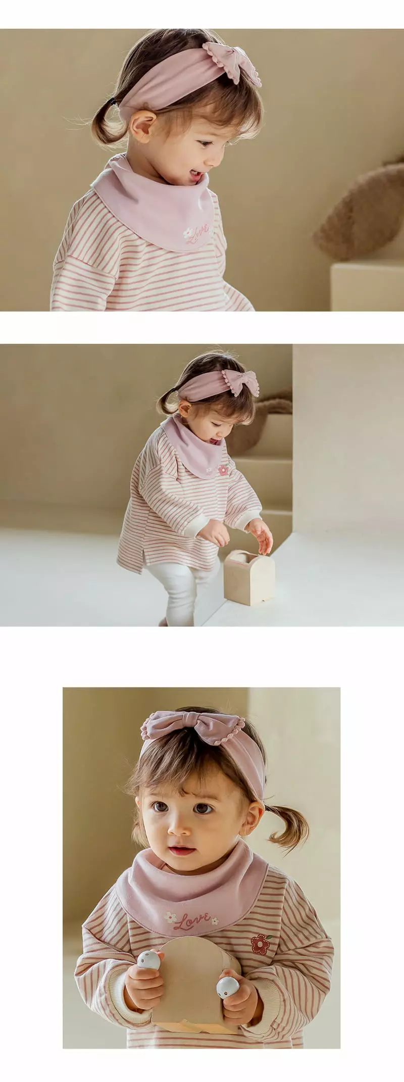 Happy Prince - Korean Baby Fashion - #onlinebabyboutique - Elizabeth Hairband [set of 5] - 3