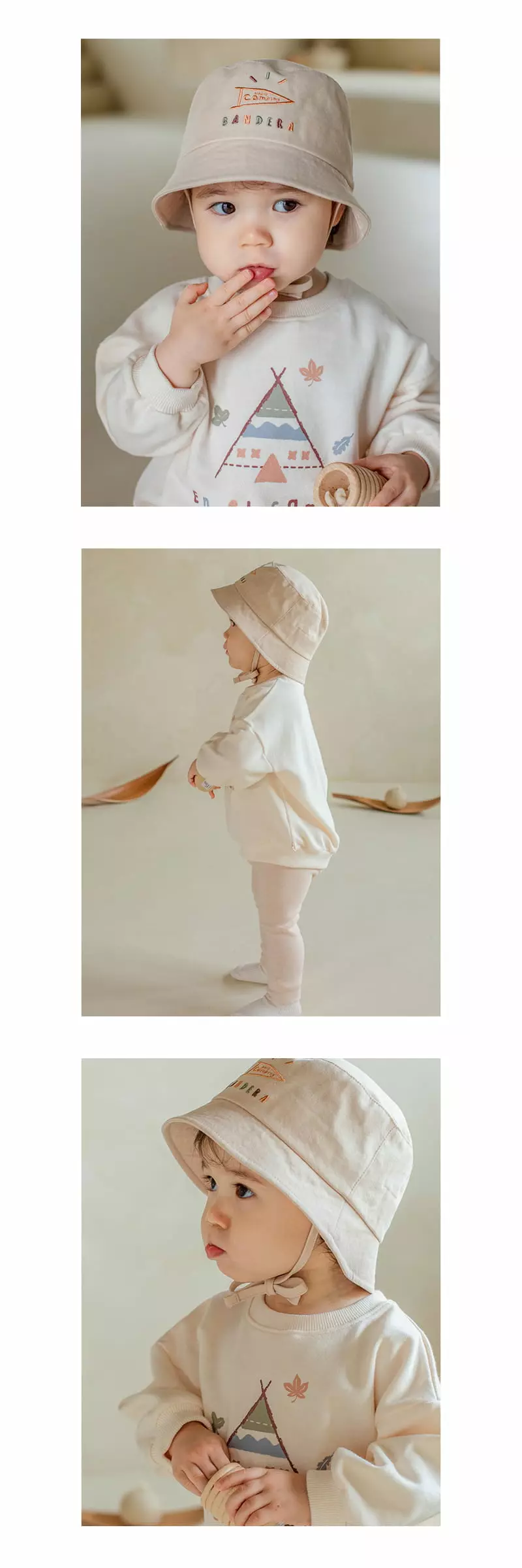 Happy Prince - Korean Baby Fashion - #babywear - Andde Bucket Hat - 4