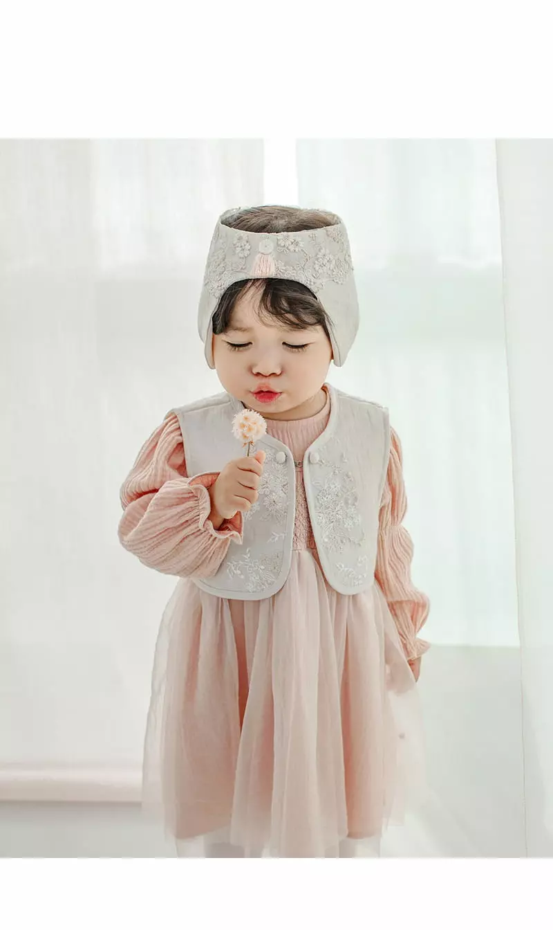 Happy Prince - Korean Baby Fashion - #onlinebabyboutique - Happy Prince Whole Hanbok One-piece Set Girl