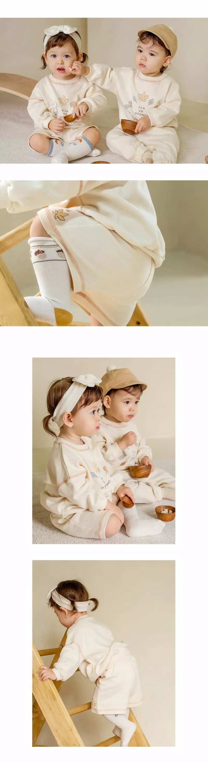 Happy Prince - Korean Baby Fashion - #onlinebabyboutique - Kine Three Piece Set - 5