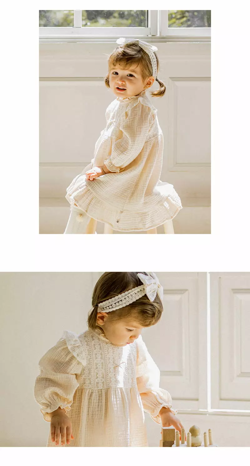 Happy Prince - Korean Baby Fashion - #babywear - Live Lace Hairband [set of 5] - 4