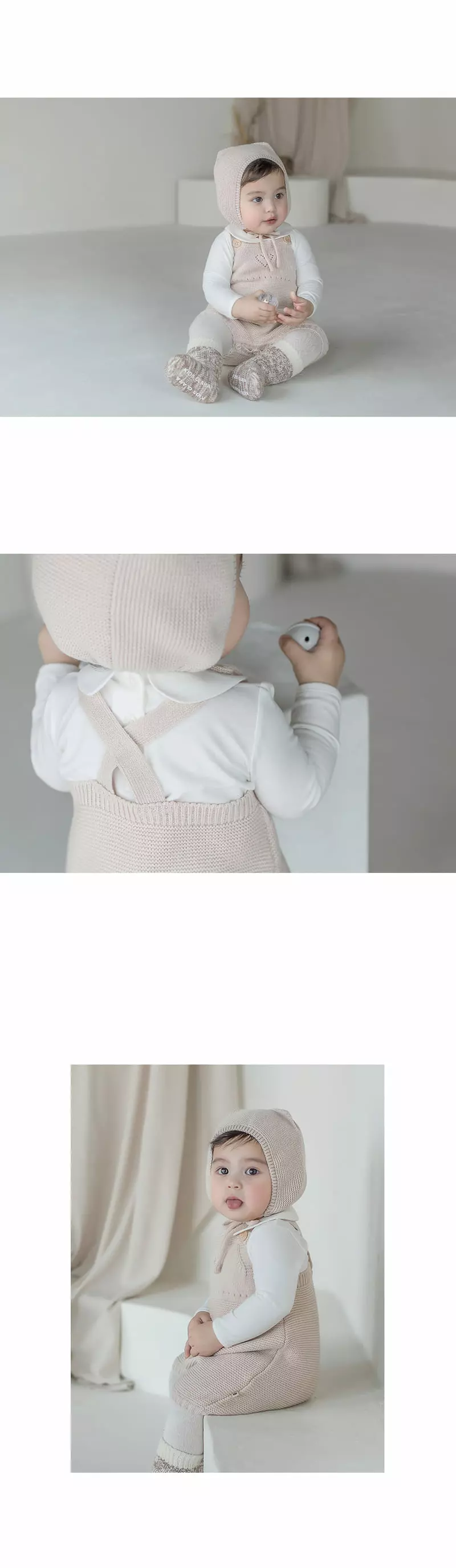 Happy Prince - Korean Baby Fashion - #onlinebabyboutique - Tami Knit Overall - 6