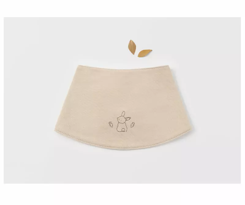 Happy Prince - Korean Baby Fashion - #onlinebabyboutique - Rabbit Carrot Reversible Banana Bib - 4